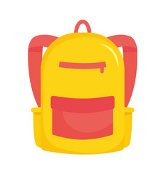 Yellow Backpack Icon