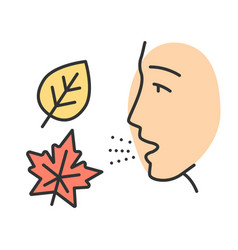 Fall Allergy Color Icon