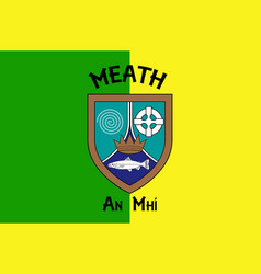 Flag County Meath In Ireland