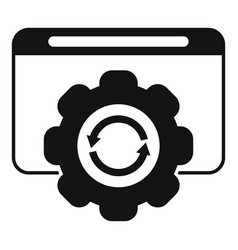 System Backup Icon Simple Data Cloud