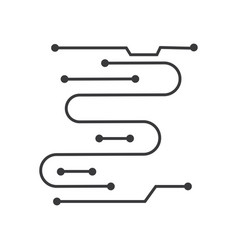 Circuit Line Icon