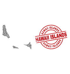 Hawaii Islands Watermark Badge And Comoros Islands