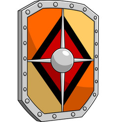 Cartoon Viking Steel Shield