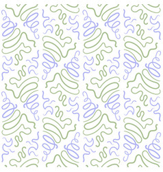 Abstract Retro Seamless Pattern Doodle Ornament