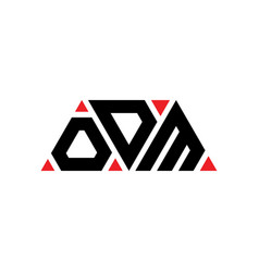 Odm Triangle Letter Logo Design With Triangle