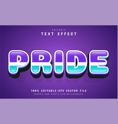 Pride Text Cartoon Style Effect