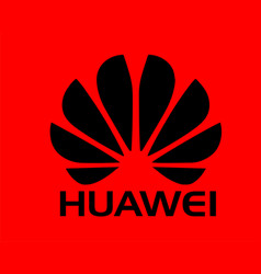 Huawei Logo Brand Phone Symbol With Name Black