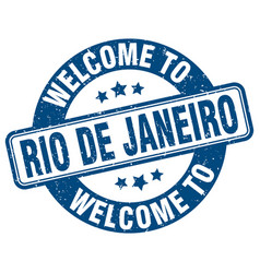 Welcome To Rio De Janeiro Stamp