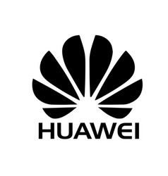 Huawei Logo Brand Phone Symbol With Name Black