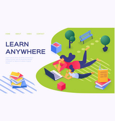 Learn Anywhere With Flat Laptop