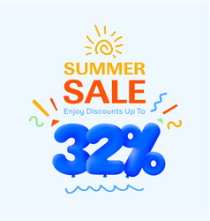 Special Summer Sale Banner 32 Discount In Form