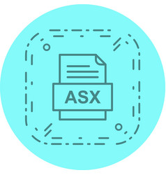 Asx File Document Icon