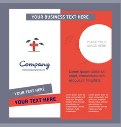 Grave Company Brochure Template Business