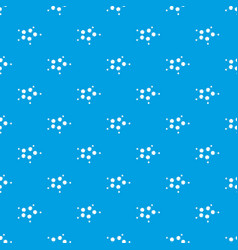 Furan Pattern Seamless Blue