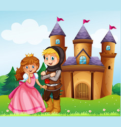 Prince And Princess At The Castle