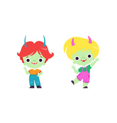 Cute Troll Characters With Different Hair Color