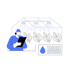 Greenhouse Automation Isolated Cartoon