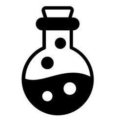 Halloween Poison Black Filled Outline Icon