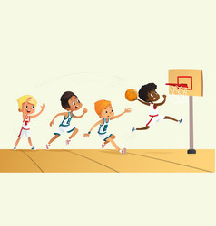 Kids Playing Basketball