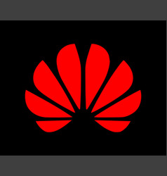 Huawei Brand Logo Phone Symbol Red And Black