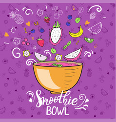 Smoothie Bowl Concept Healthy Eating