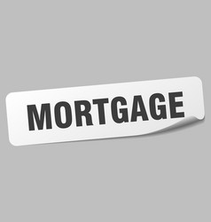 Mortgage Sticker Label