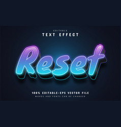 Reset Text Editable 3d Effect