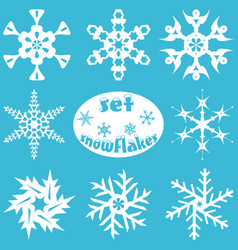 Christmas Snowflakes Set