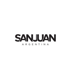 San Juan In The Argentina Emblem Design