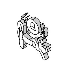 Tinnitus Health Problem Isometric Icon