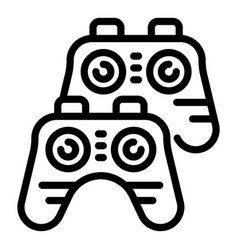 Video Game Student Club Icon Outline