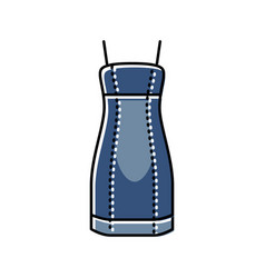 Dress Denim Color Icon