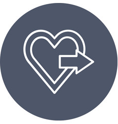 Give Heart Icon Design