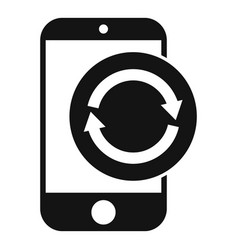 Phone Data Backup Icon Simple Computer