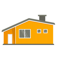 Orange European Rustic Simple House