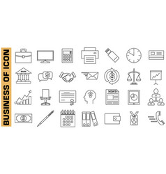 Business Icons Set Icons For