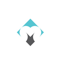 M Logo Letter Symbol Design