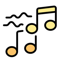 Music Meditation Icon Flat