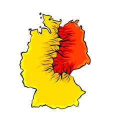 West And East Germany Historical Border