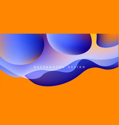 Fluid Waves Abstract Background For Covers