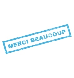 Merci Beaucoup Rubber Stamp