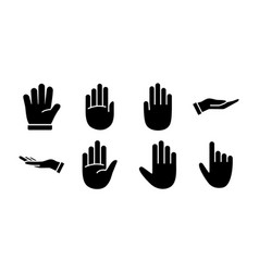 Hand Icon Symbols Palm