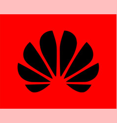 Huawei Brand Logo Phone Symbol Black And Red