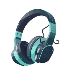 Blue Modern Headphone Device Tech