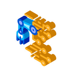 Robot Microchip Outline