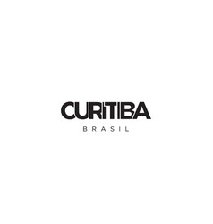 Curitiba In The Brasil Emblem Design Features