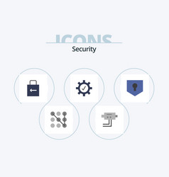 Security Flat Icon Pack 5 Icon Design Security