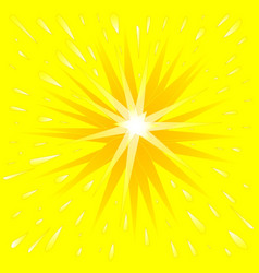 Yellow Cartoon Explosion