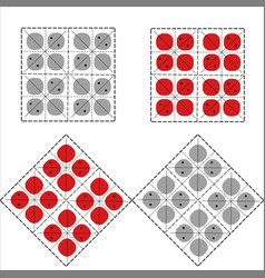 Square Shaped Romanian Elements