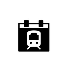 Train Arrival Departure Schedule Icon